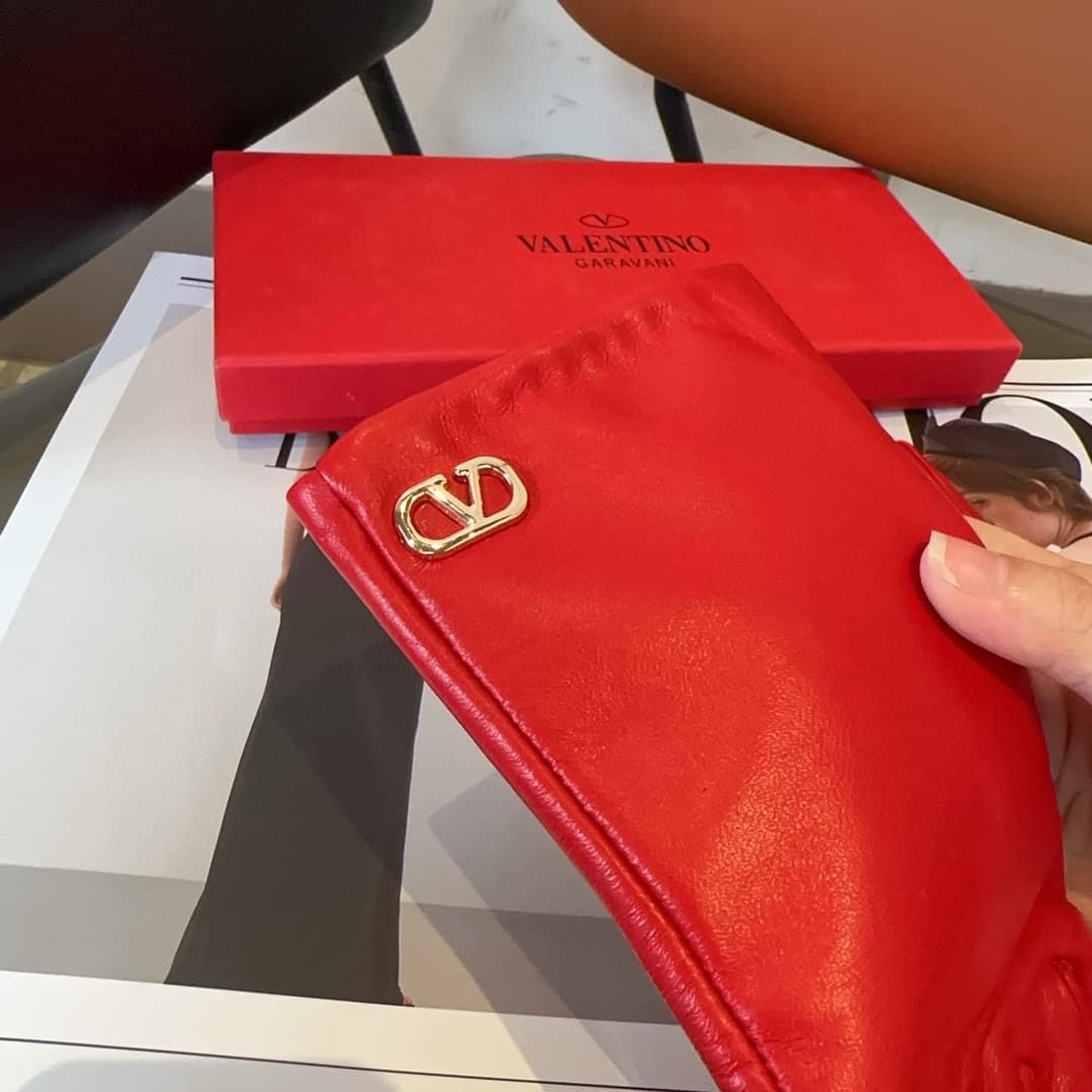 YupooPA Valentino Rep Red Gloves | Soft Lambskin image 9