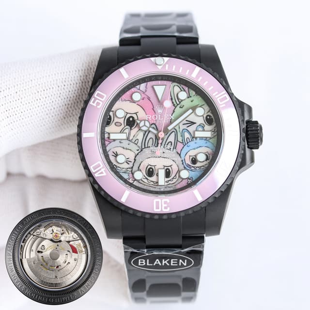 YupooPA Watch Rolex B33 BLAKEN x Labubu Submariner 40mm | Yupoo Rep Watches image 2