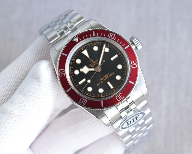 Yupoo TUDOR Black Bay 3 Red Shield by DIF Factory – Retro 41mm 904L Steel Watch | Rep Watches image 1
