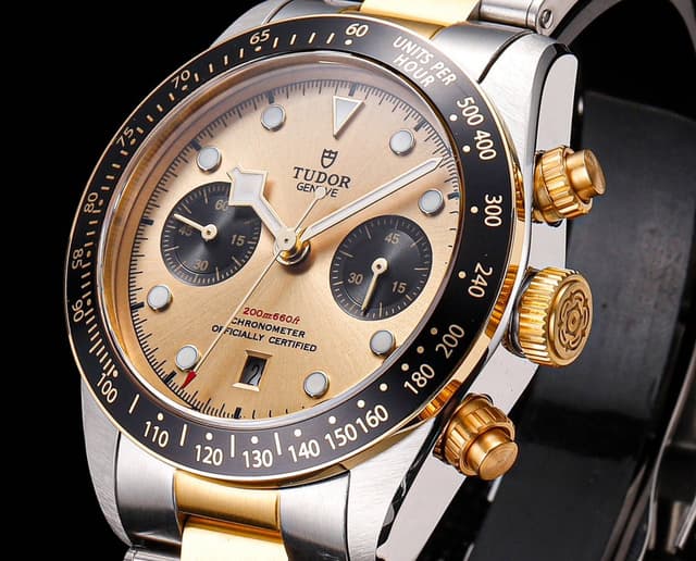 Yupoo TUDOR Black Bay Chrono – 41MM Stainless Steel Chronograph Watch | Rep Watches image 4