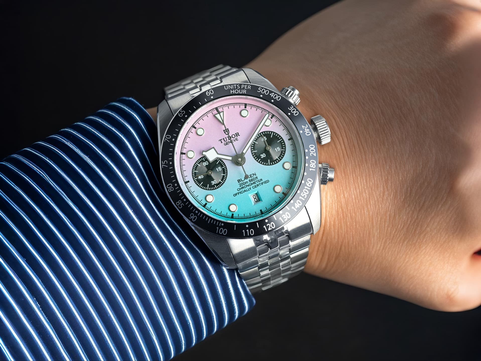 Yupoo TUDOR Black Bay Chrono – Stainless Steel Chronograph Watch | Rep Watches image 1
