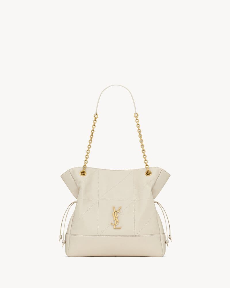 Yupoo YSL Medium Real Leather White Bag - Crossbody & Shoulder Style | Rep Bags