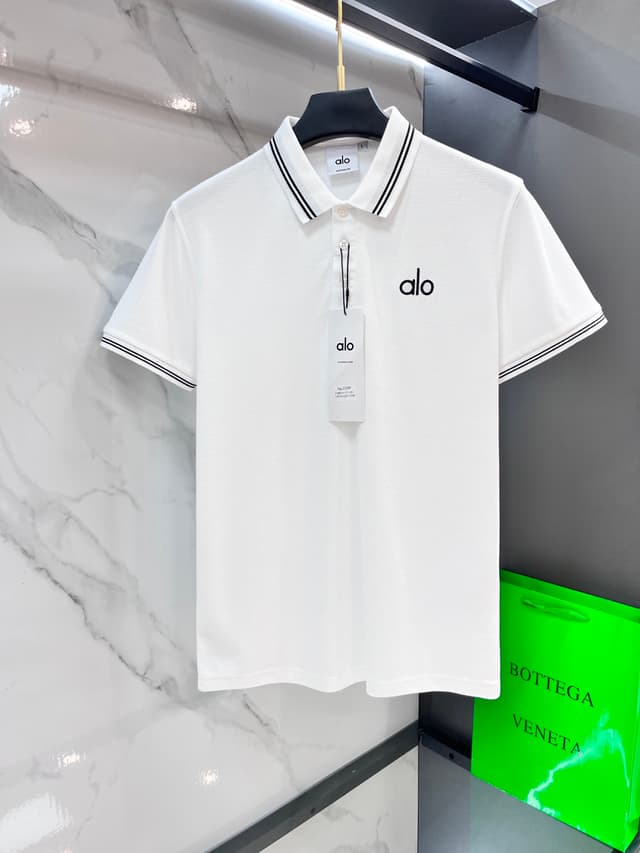Yupoo alo 2025 Premium Business Polo Shirt Black White | Rep Clothing image 1