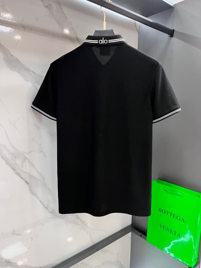 Yupoo alo 2025 Premium Business Polo Shirt Black White | Rep Clothing image 4