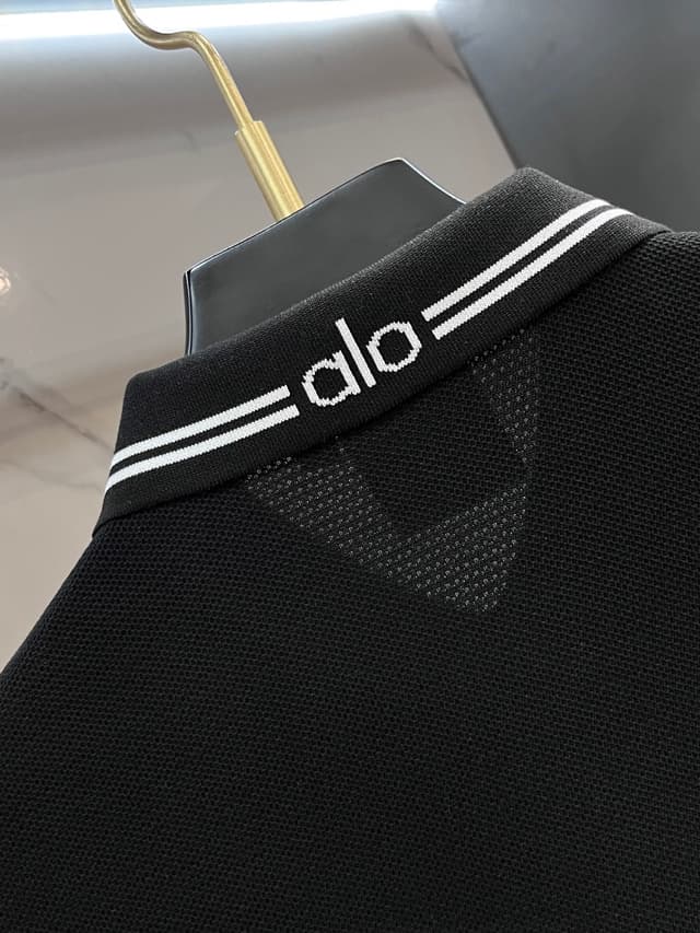 Yupoo alo 2025 Premium Business Polo Shirt Black White | Rep Clothing image 7