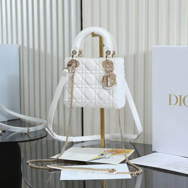 Yupoo bag | Rep Bag Christian Dior Lady Dior Mini – White image 1
