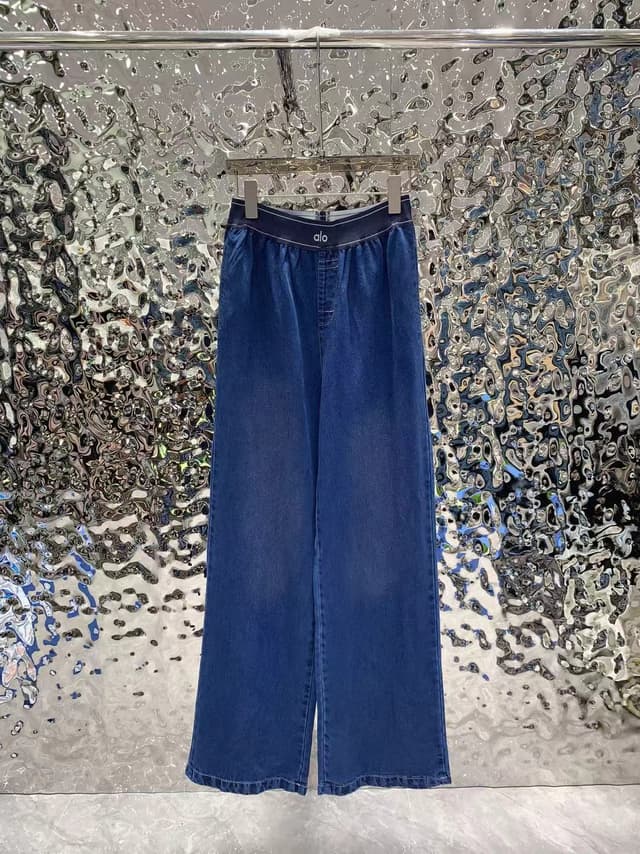 alo jeans Yupoo pants blue 019 | Rep Clothing image 1