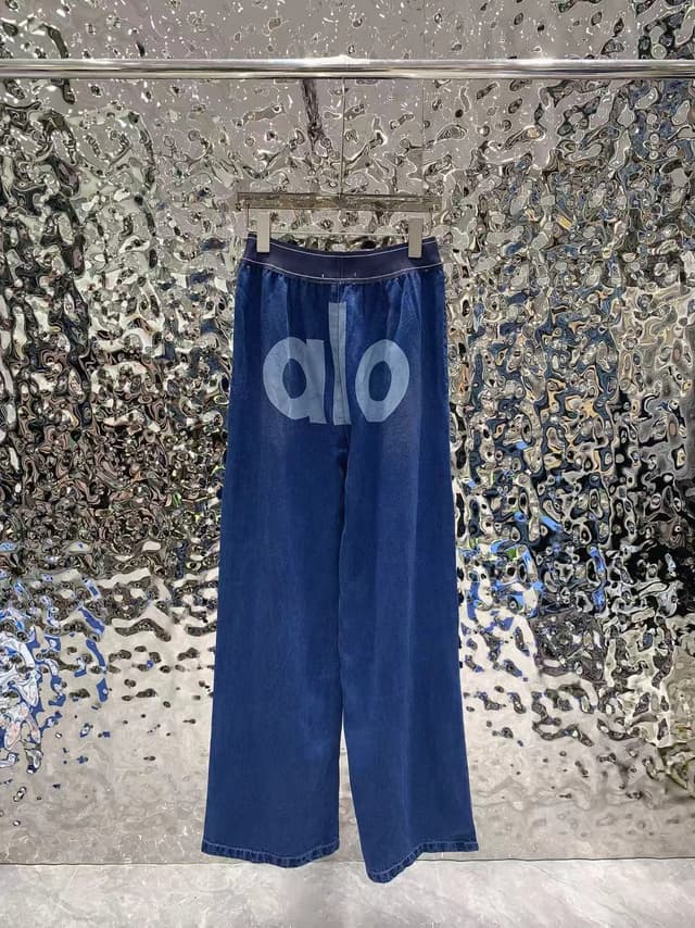 alo jeans Yupoo pants blue 019 | Rep Clothing image 5