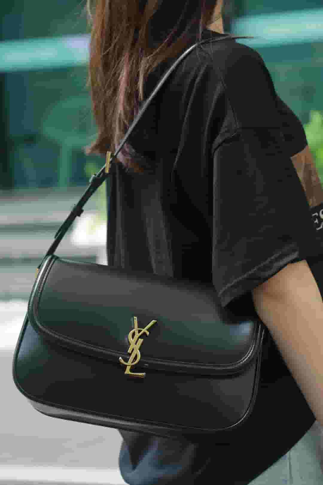 YupooPA Saint Laurent Solferino Large Box Leather Bag Black Cassandre Lock - Main Preview