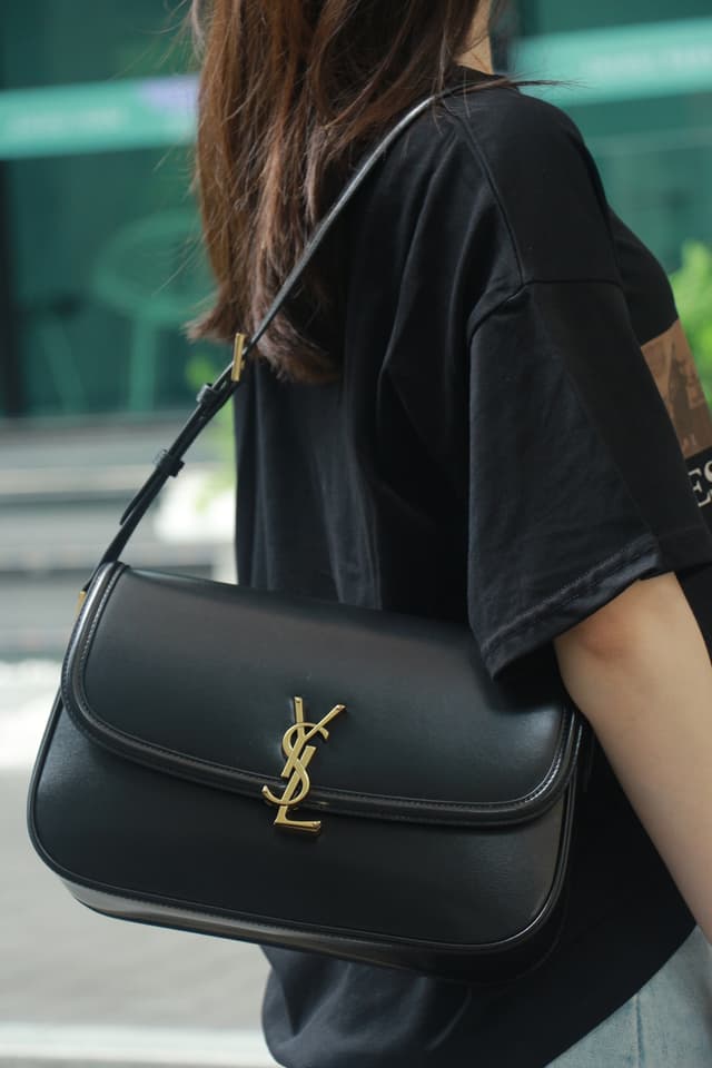Saint Laurent Solferino Large Box Leather Bag Black Cassandre Lock | Yupoo Rep Bags image 1