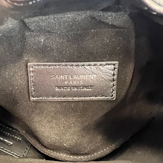 YSL Vintage Cloud Mini Leather Shoulder Black | Yupoo Rep Bags image 9
