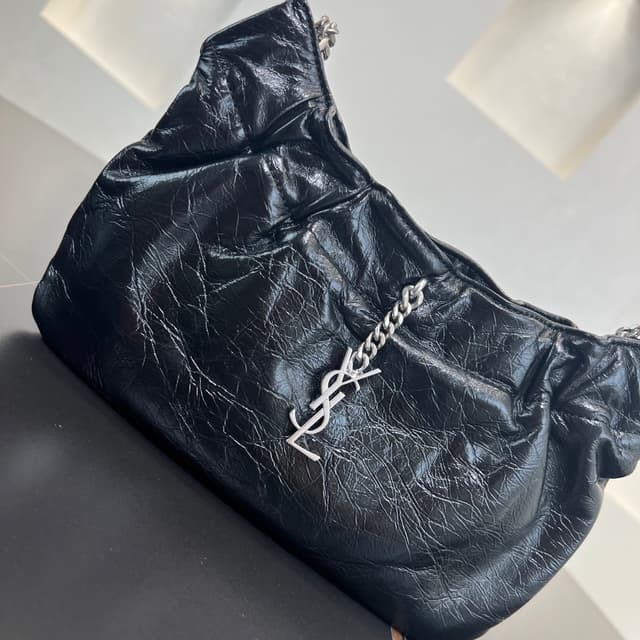 YSL Vintage Cloud Mini Leather Shoulder Black | Yupoo Rep Bags image 5