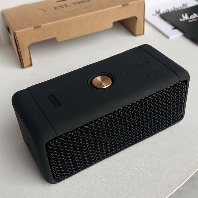 Black And Gold Marshall Emberton Marshall Bluetooth Speaker | Yupoo Rep Electronics image 4