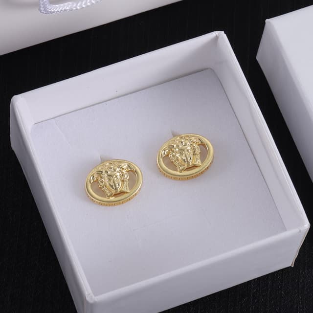 Versace Stud Earrings YupooPA Jewelry Gold | Yupoo Rep Jewelry image 1