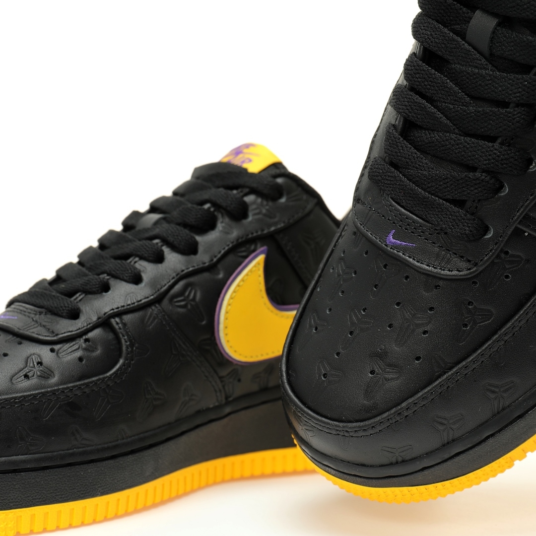 YupooPA Shoes - Kobe X Nike Af1 Low "Black Lakers" - Tribute Edition 🏀 image 8