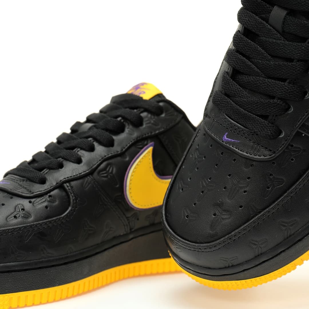 YupooPA Shoes - Kobe X Nike Af1 Low "Black Lakers" - Tribute Edition 🏀 image 8