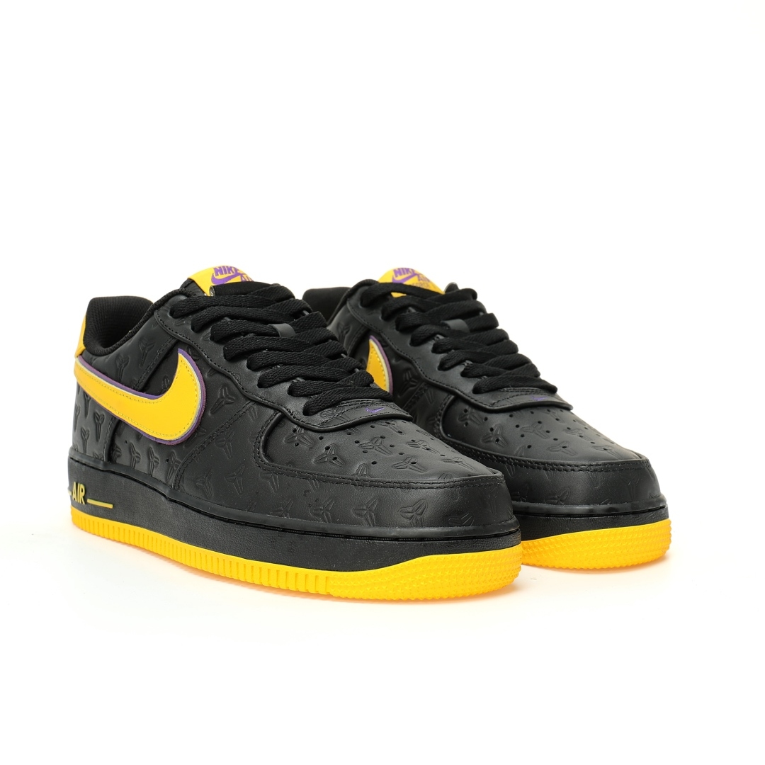 YupooPA Shoes - Kobe X Nike Af1 Low "Black Lakers" - Tribute Edition 🏀 image 6