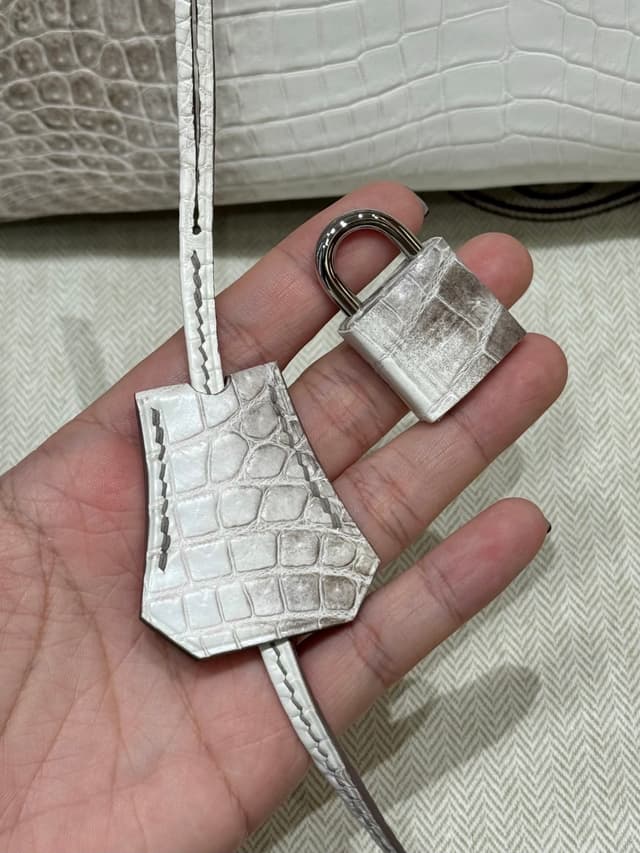 Hermès Birkin 25 Himalaya - Niloticus Crocodile (Silver Hardware) | Yupoo Rep Bags image 3