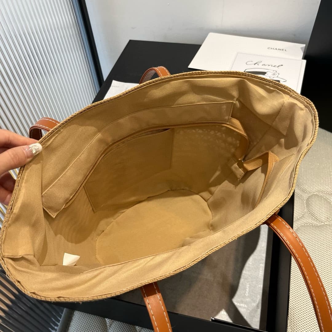 YupooPA Bags - Hermes Rafia Straw Tote - Summer Beach Essential 🧺 image 8