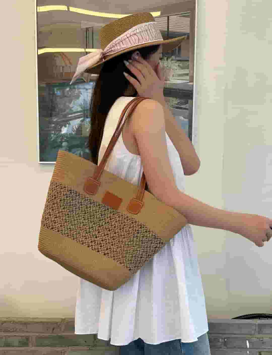 YupooPA Bags - Hermes Rafia Straw Tote - Summer Beach Essential 🧺 - Main Preview