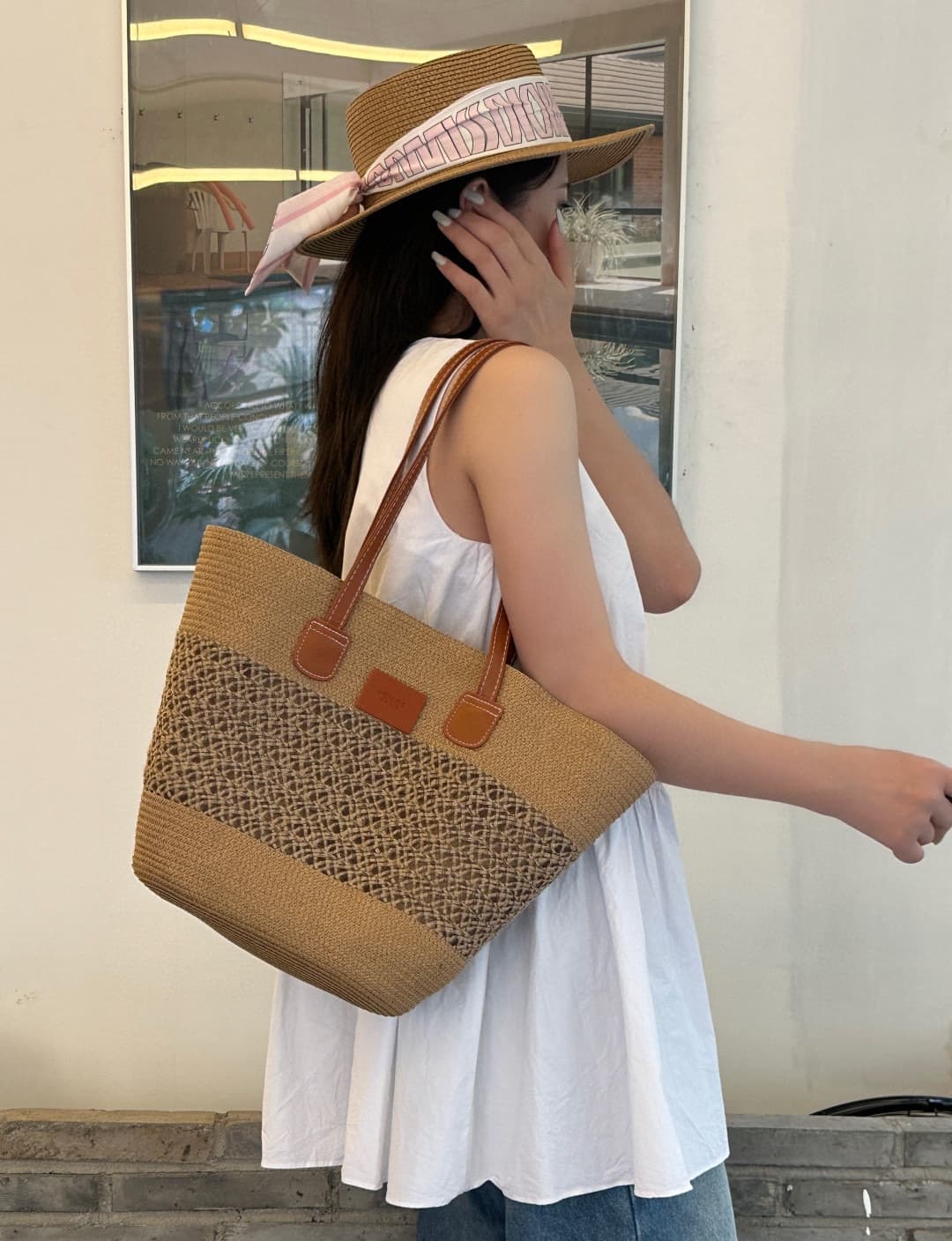 Hermes Rafia Straw Tote - Summer Beach Essential | Yupoo Rep Bags image 1