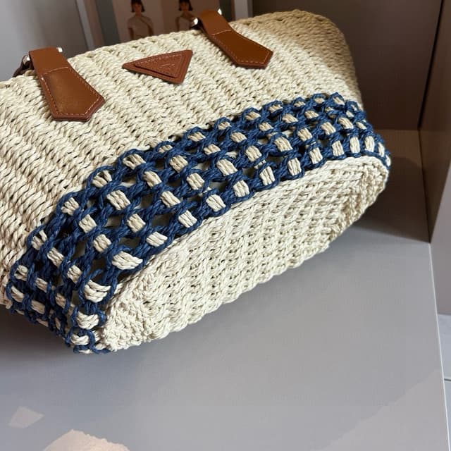 Prada Casual Rattan Tote | Yupoo Rep Bags image 7