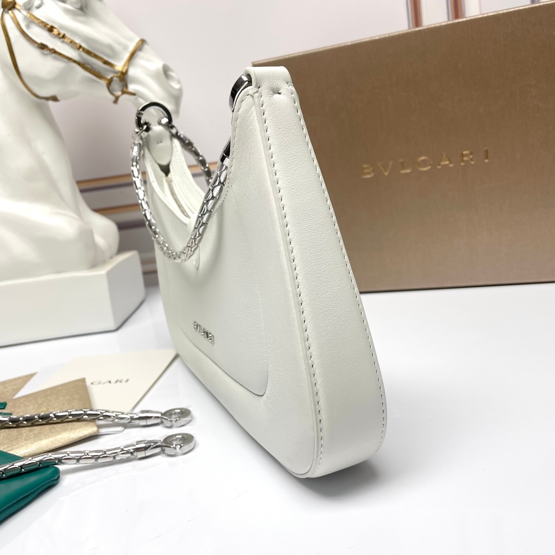 YupooPA Bulgari Serpenti Baia Shoulder Bag - Diamond White 💎 image 8