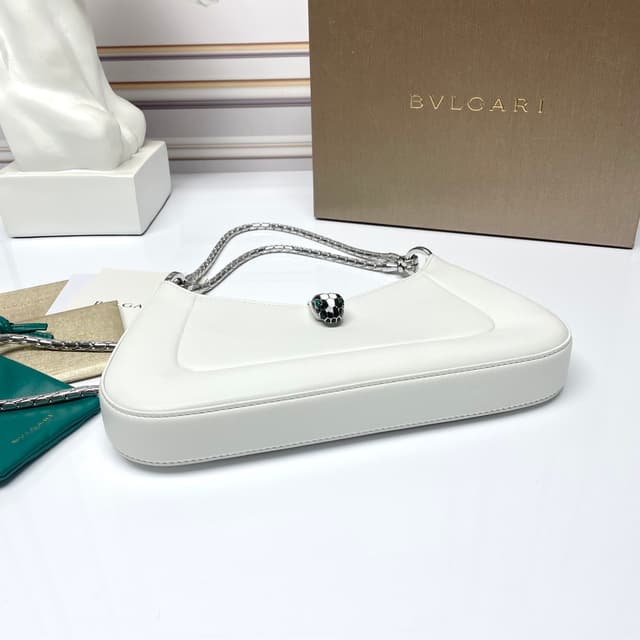 Bulgari Serpenti Baia Shoulder Bag - Diamond White | Yupoo Rep Items image 6
