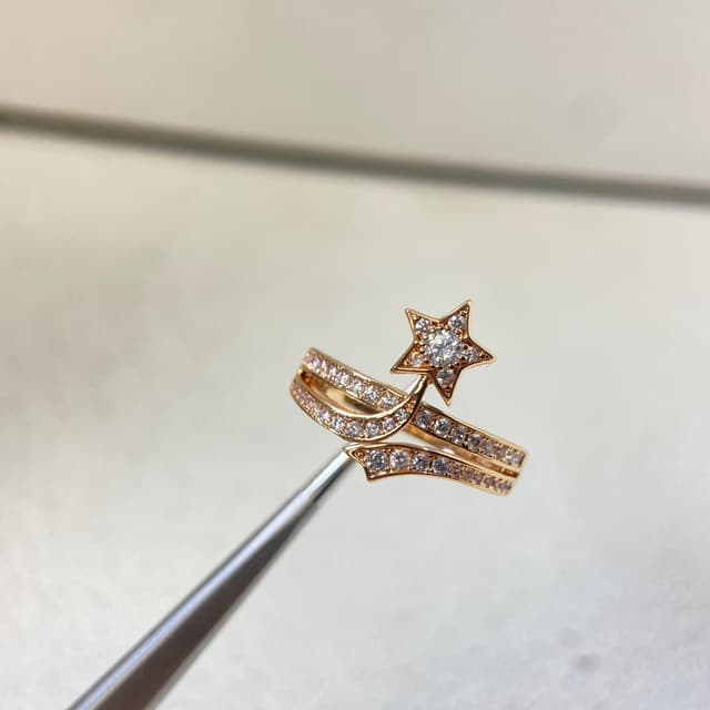 Chanel Ring New Hexagram Starry Sky Ring | Yupoo Rep Jewelry image 3