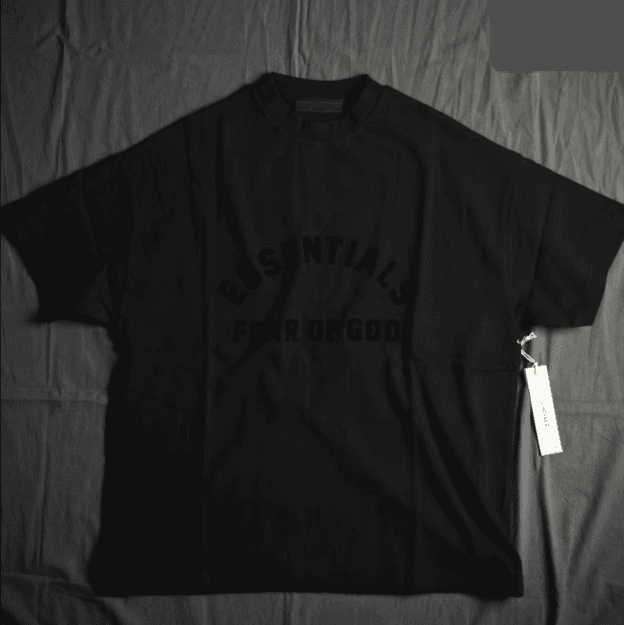 Fear Of God Essentials Heavy Short-Sleeve Tee - Black YupooPA Fog image 1