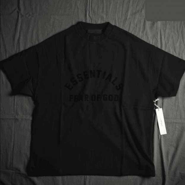 Fear Of God Essentials Heavy Short-Sleeve Tee - Black YupooPA Fog image 1