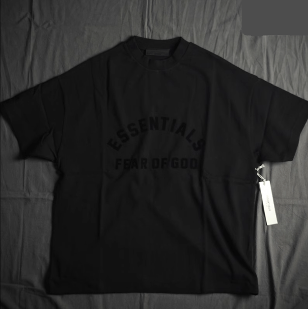 Fear Of God Essentials Heavy Short-Sleeve Tee - Black YupooPA Fog image 1