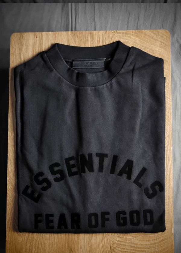 Fear Of God Essentials Heavy Short-Sleeve Tee - Black YupooPA Fog image 2