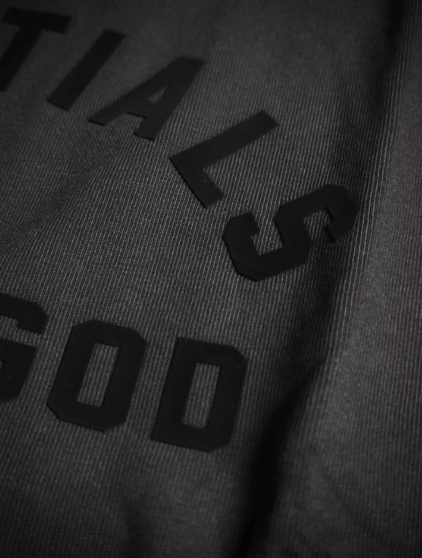 Fear Of God Essentials Heavy Short-Sleeve Tee - Black YupooPA Fog image 6