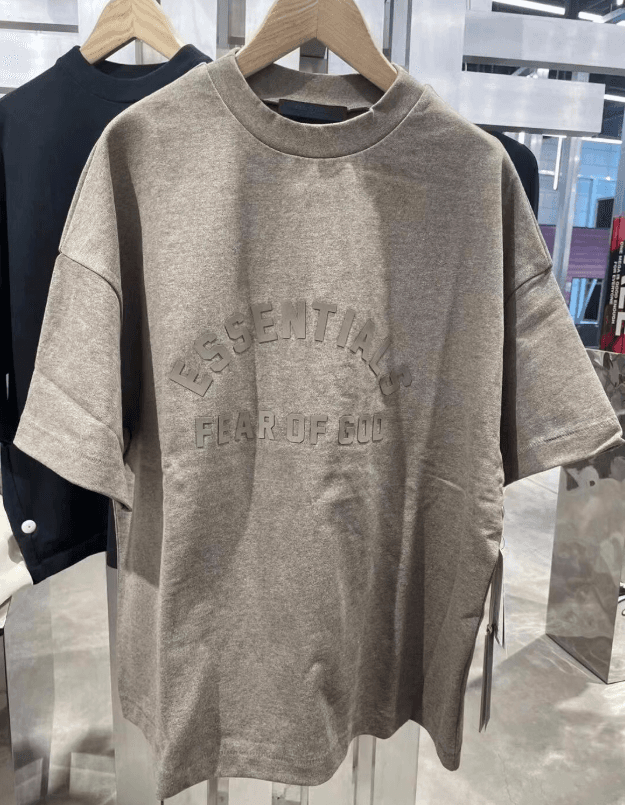 Fear Of God Essentials Heavy Short-Sleeve Tee - Heather Grey YupooPA Fog image 1