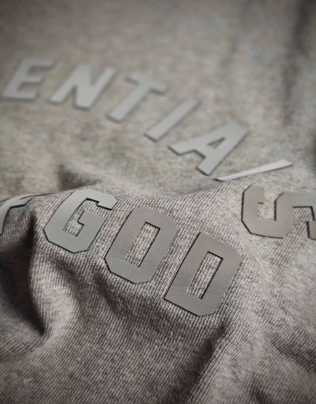 Fear Of God Essentials Heavy Short-Sleeve Tee - Heather Grey YupooPA Fog image 5