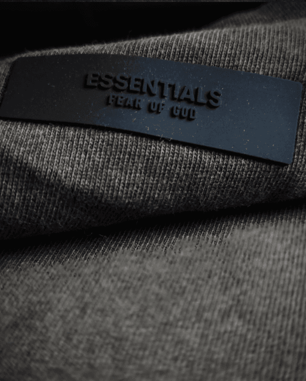 Fear Of God Essentials Heavy Short-Sleeve Tee - Heather Wood YupooPA Fog image 7