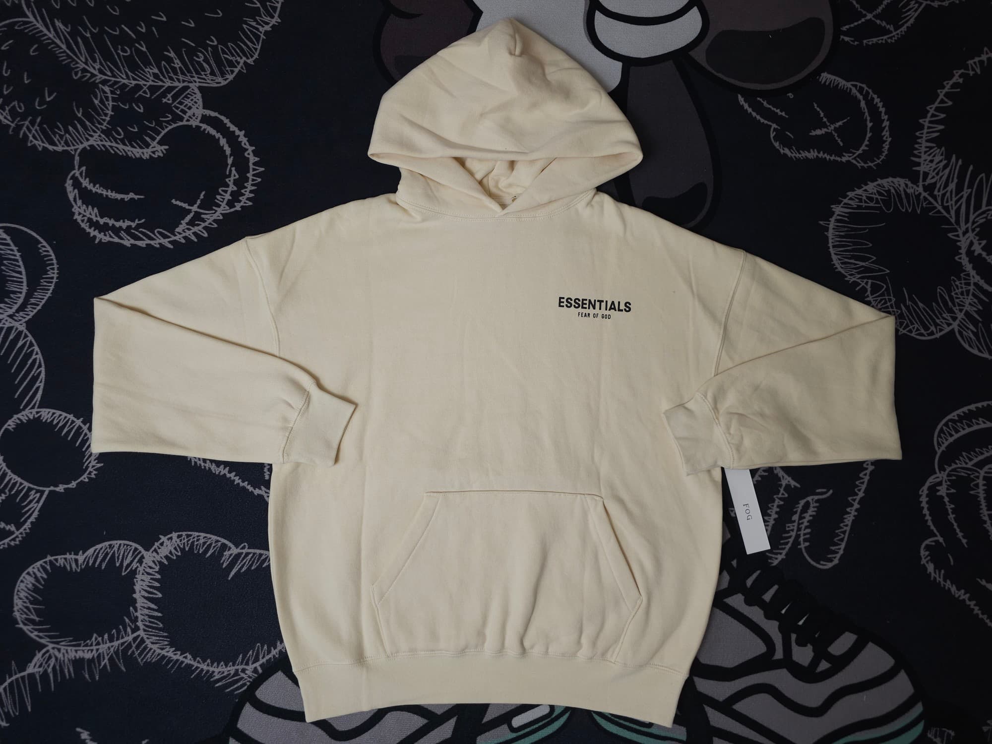 Fog Essentials Pullover Hoodie Beige | Yupoo Rep Clothing