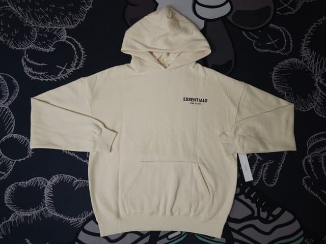 Fog Essentials Pullover Hoodie Beige | Yupoo Rep Clothing image 1