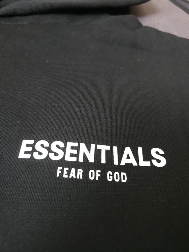 Fog Essentials Pullover Hoodie Black | Yupoo Rep Clothing image 3