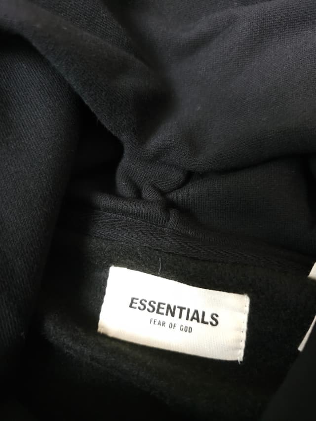 Fog Essentials Pullover Hoodie Black | Yupoo Rep Clothing image 4
