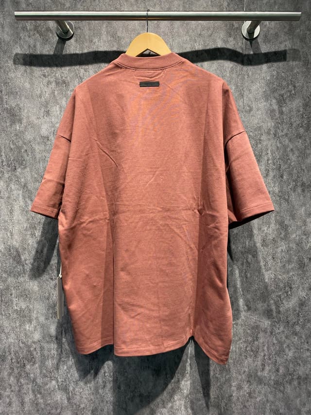 Fog Essentials Short Sleeve Special Edition Crimson Light Red | Yupoo Rep Clothing image 8