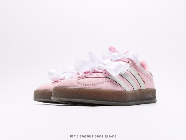 Adidas Originals GAZELLE INDOOR W - Women's Low-Top Sneakers (Pink) | Yupoo Rep Sneakers image 5