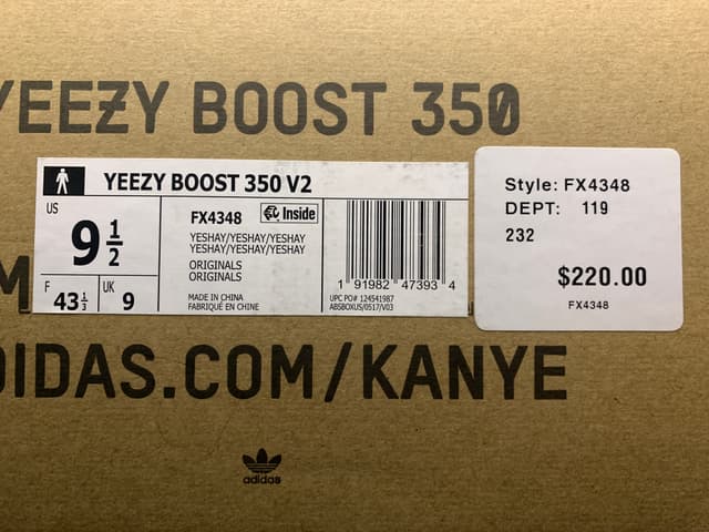 Yeezy 350 V2 | Yupoo Rep Sneakers (Ref 589) image 20