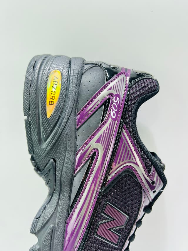 XLIM × New Balance 509 Unisex Lifestyle Sneakers (Black/Purple) | Yupoo Rep Sneakers image 4
