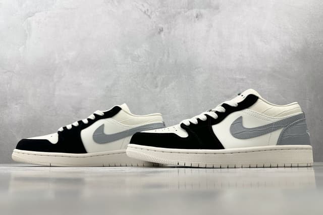 Air Jordan 1 Low "White Grey Black" | Yupoo Rep Sneakers image 5