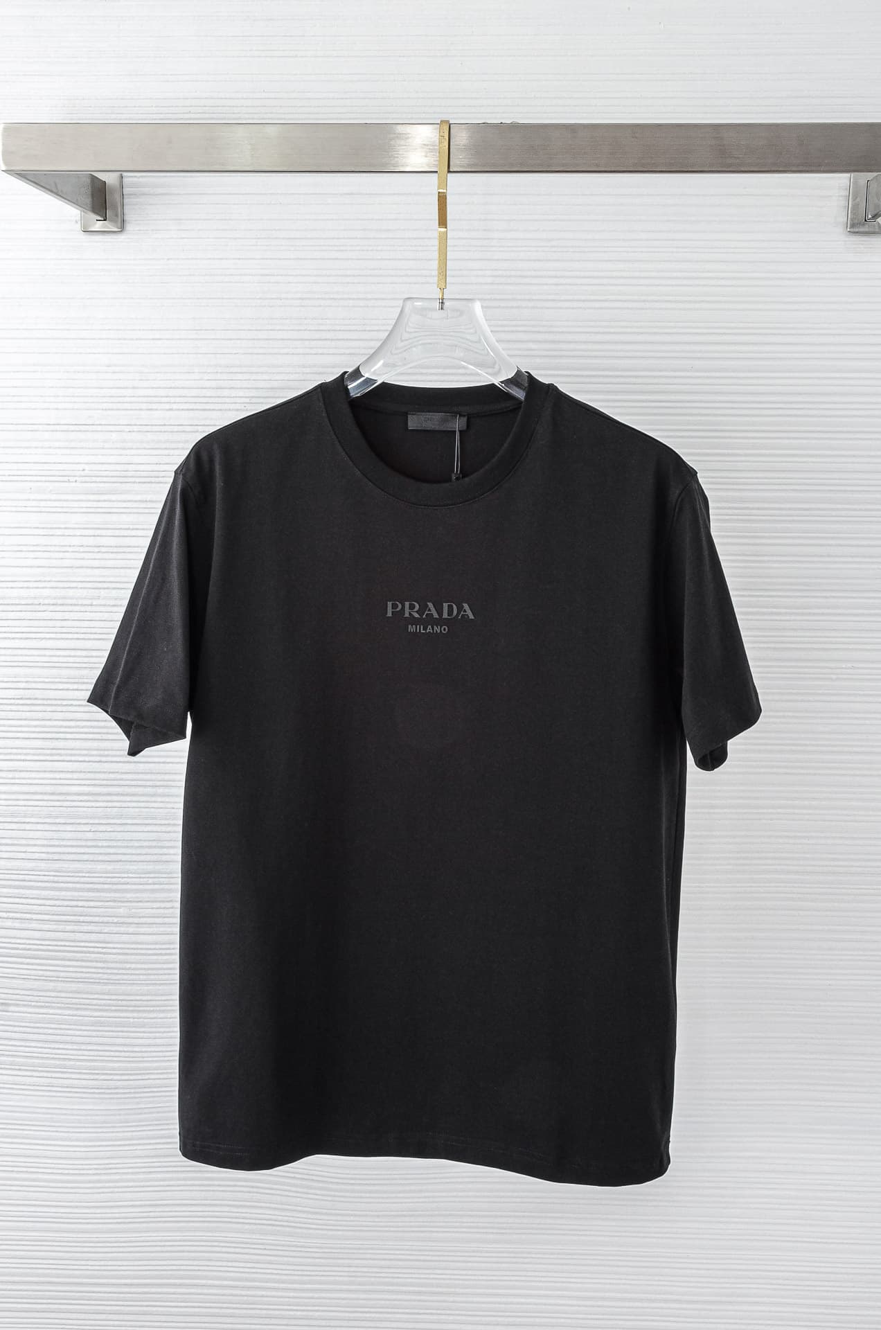 Prada | 2025Ss Cotton Tee - Triple-Label Essential | Yupoo Rep Clothing image 1
