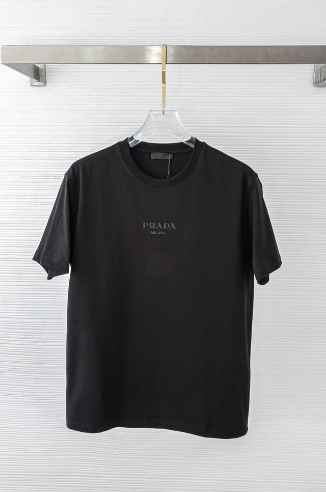 Prada | 2025Ss Cotton Tee - Triple-Label Essential | Yupoo Rep Clothing image 1