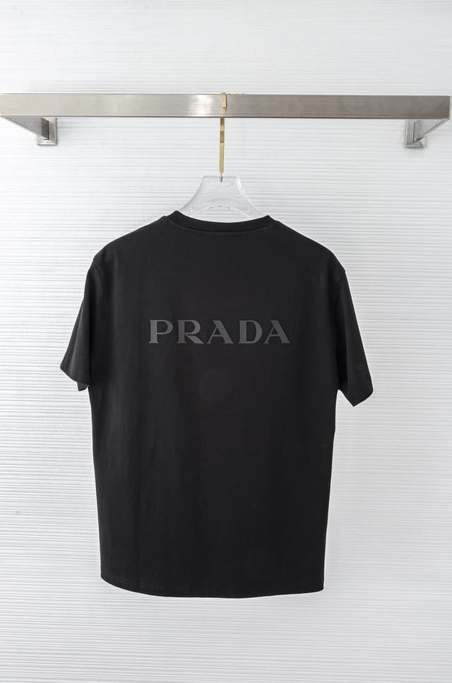 Prada | 2025Ss Cotton Tee - Triple-Label Essential | Yupoo Rep Clothing image 2