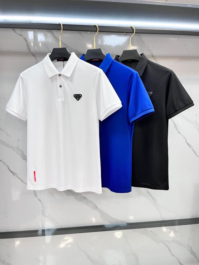 Prada | 2025Ss Quick-Dry Polo - Wrinkle-Resistant & Cooling | Yupoo Rep Clothing image 3